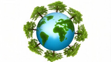 Obraz premium green planet earth