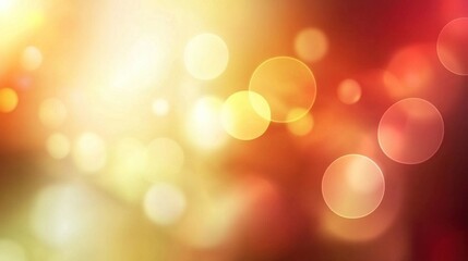 Abstract warm-toned bokeh background with blurred circles of light.