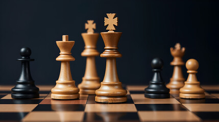 black wooden rook chess piece