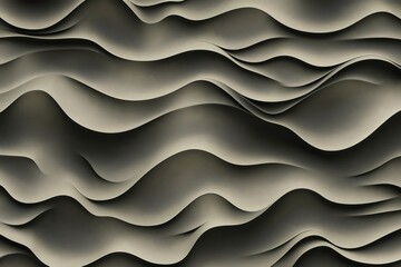 Fototapeta premium Abstract background featuring dynamic wavy shapes forming a mesmerizing desert dune pattern, with a seamless texture ideal for design projects