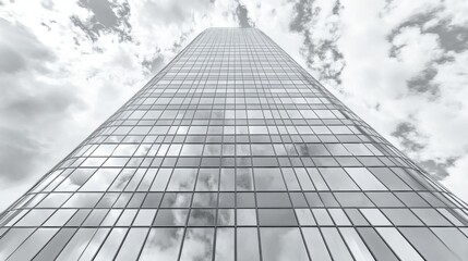Fototapeta premium Modern Glass Skyscraper Architecture