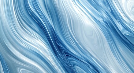 Abstract blue swirling marble texture background.