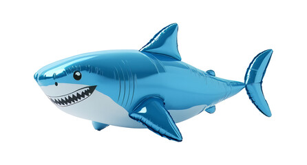 Obraz premium Blue shark 3d inflatable illustration accessory animal summer