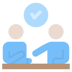 Negotiation Flat Icon