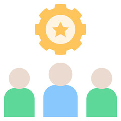 Leadership Flat Icon