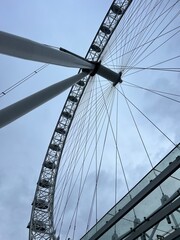 suspension bridge over blue sky