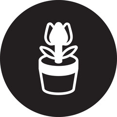 tulip glyph icon