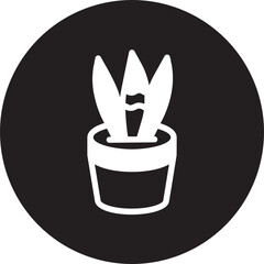 trifasciata glyph icon