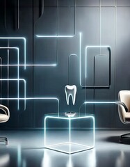 décoration numérique d'un cabinet dentaire en ia
