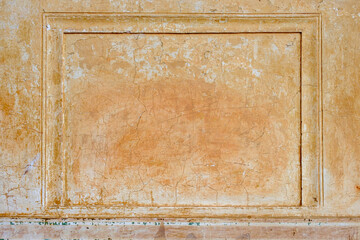 old style frame at wall