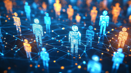 Know your customer concept, tiny people research client database online, vector illustration. Business analytics marketing, user data information analysis. Customer digital profile network strategy
