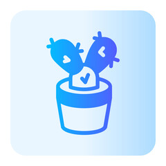 cactus gradient icon