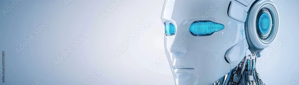 Poster advanced ai control in a futuristic laboratory with a robot scientist prototype