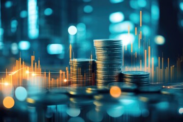 Bank finance department managed economy currency flow, overseeing investments, money transactions, cash reserves, and business banking to mitigate debt. finance, bank, currency, economy, investment.