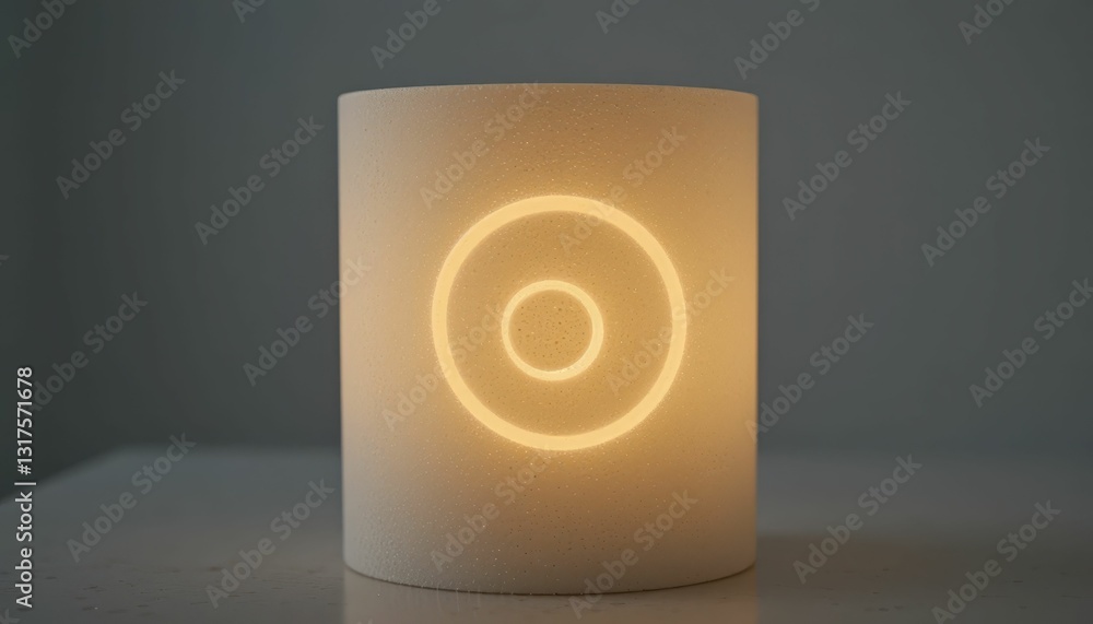 Poster modern decorative table lamp with soft glow and unique design