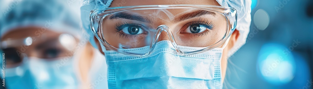 Poster surgeons using real-time holographic guidance in modern operating room setting