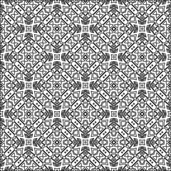 Linear pattern. Digital design.Black and white pattern for web page, textures, card, poster, fabric, textile.Linear Wallpaper Image.Repeating ornament.