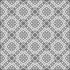 Linear pattern. Digital design.Black and white pattern for web page, textures, card, poster, fabric, textile.Linear Wallpaper Image.Repeating ornament.