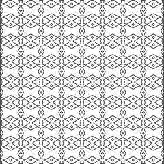Linear pattern. Digital design.Black and white pattern for web page, textures, card, poster, fabric, textile.Linear Wallpaper Image.Repeating ornament.