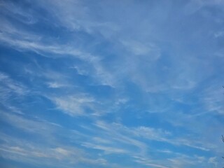 blue sky with clouds