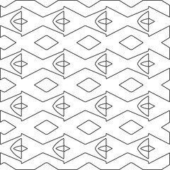 Linear pattern. Digital design.Black and white pattern for web page, textures, card, poster, fabric, textile.Linear Wallpaper Image.Repeating ornament.