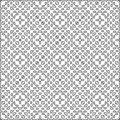 Linear pattern. Digital design.Black and white pattern for web page, textures, card, poster, fabric, textile.Linear Wallpaper Image.Repeating ornament.