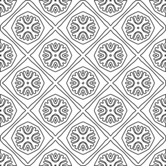 Linear pattern. Digital design.Black and white pattern for web page, textures, card, poster, fabric, textile.Linear Wallpaper Image.Repeating ornament.