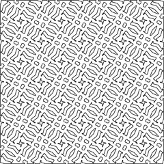 Linear pattern. Digital design.Black and white pattern for web page, textures, card, poster, fabric, textile.Linear Wallpaper Image.Repeating ornament.