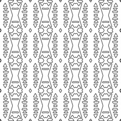 Linear pattern. Digital design.Black and white pattern for web page, textures, card, poster, fabric, textile.Linear Wallpaper Image.Repeating ornament.