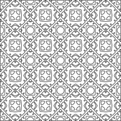 Linear pattern. Digital design.Black and white pattern for web page, textures, card, poster, fabric, textile.Linear Wallpaper Image.Repeating ornament.