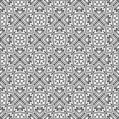 Linear pattern. Digital design.Black and white pattern for web page, textures, card, poster, fabric, textile.Linear Wallpaper Image.Repeating ornament.