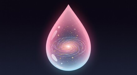 Galaxy Formation within a Teardrop Nebula