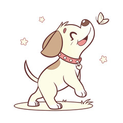 baby fox with a fluffy tail and a charming smile.