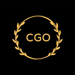 CGO LOGO DESIGN VECTOR TEMPLATE