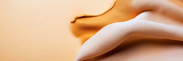 Abstract Beige Cream Blurred Background Image