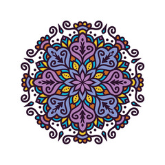 Colorful Floral Mandala