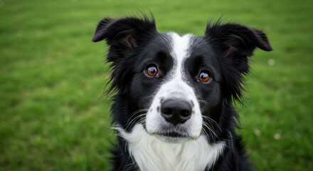 Fototapeta premium Curious Border Collie Close-up