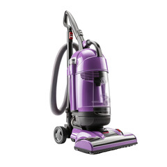 Purple Vacuum Cleaner Isolated On White Background