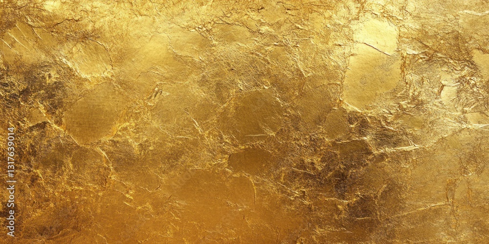 Poster golden texture background shiny metallic surface luxury material design element