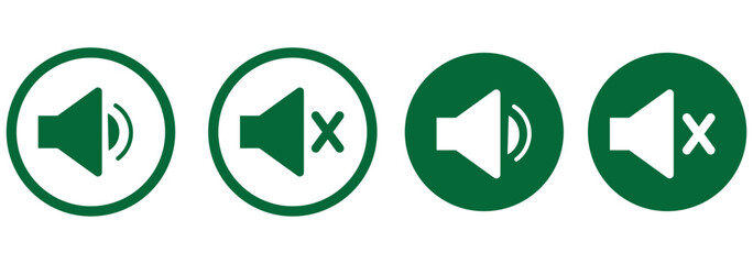 Speaker icon vector illustration. Volume icon. Loudspeaker icon vector.  eps 10