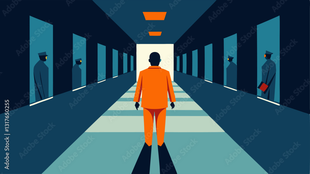 Poster surveillance camera view an illustration depicting a view from a surveillance camera showing a guard