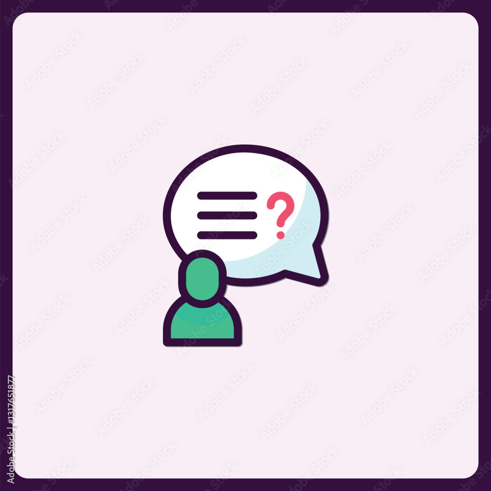Poster conceptual representation of user queries, support, and information requests