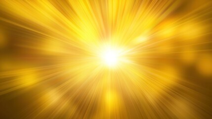 Obraz premium Radiant explosion. Golden light bursts forth, creating a dynamic, textured effect