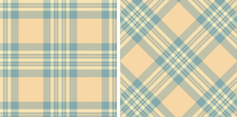 Pastel Seamless Tartan in Vivid Cool Grey tones Fabric Design