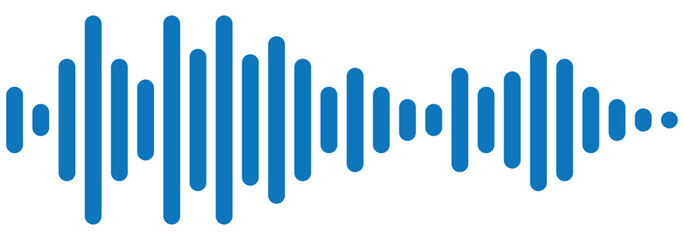 Sound waves icon Vector logo sign