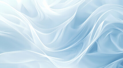 Obraz premium Abstract swirls of light blue and white creating a soft and ethereal look. Ethereal Light. Illustration