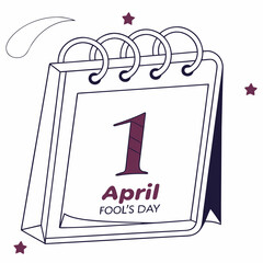 April Fools' Day Icons Vector Illustration – Fun and Playful Prank Symbols

