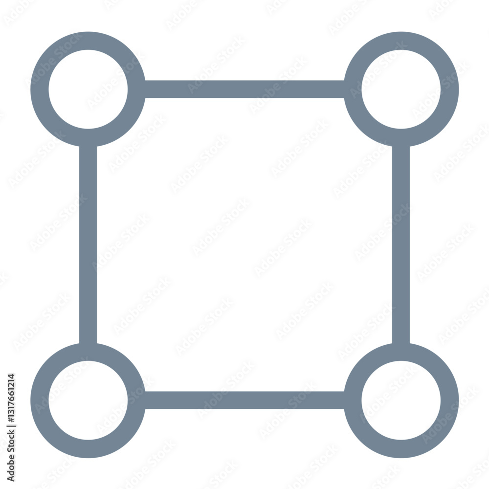 Poster a simple interconnectedness, representing unity and collaboration, depicted with clean lines and a m