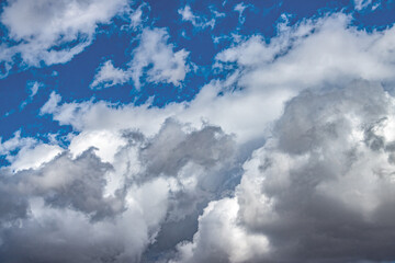 blue sky with clouds