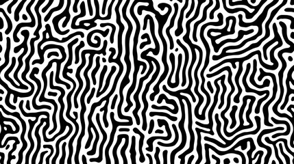Abstract black and white organic pattern background texture for design